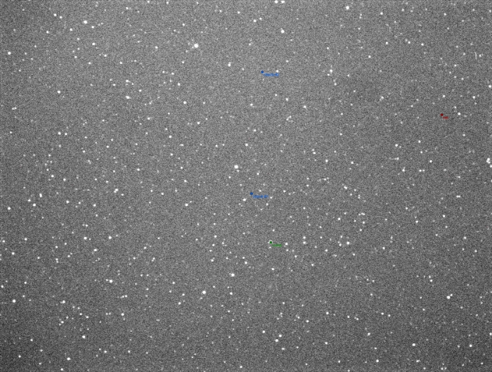 チャート - V0595 Vul, JD 2459420.32687