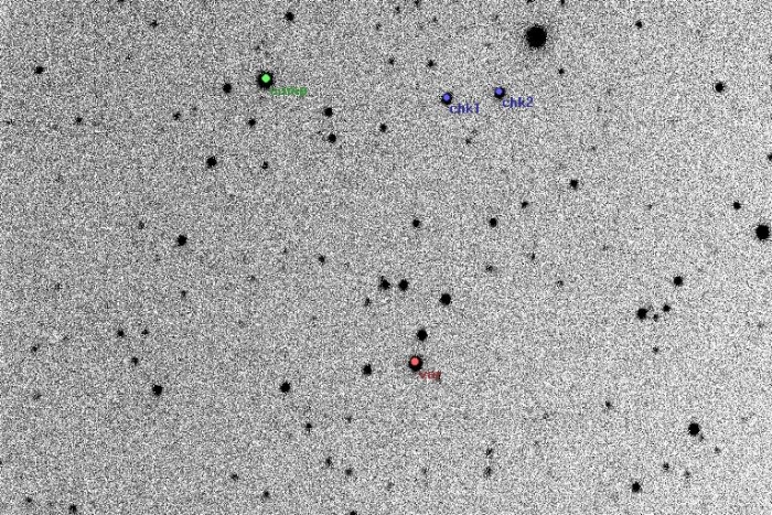 チャート - PV Cas, JD 2455169.31622