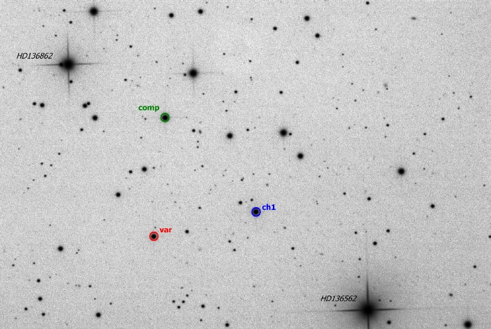 チャート - CzeV2569, JD 2459659.37813
