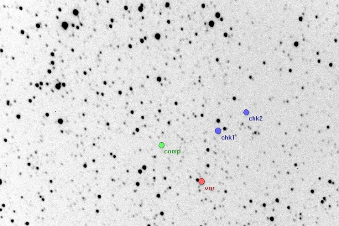 チャート - CW Sge, JD 2459818.28074