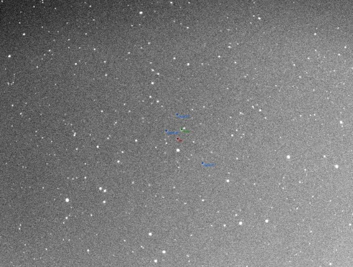 チャート - XZ Cnc, JD 2459985.19783