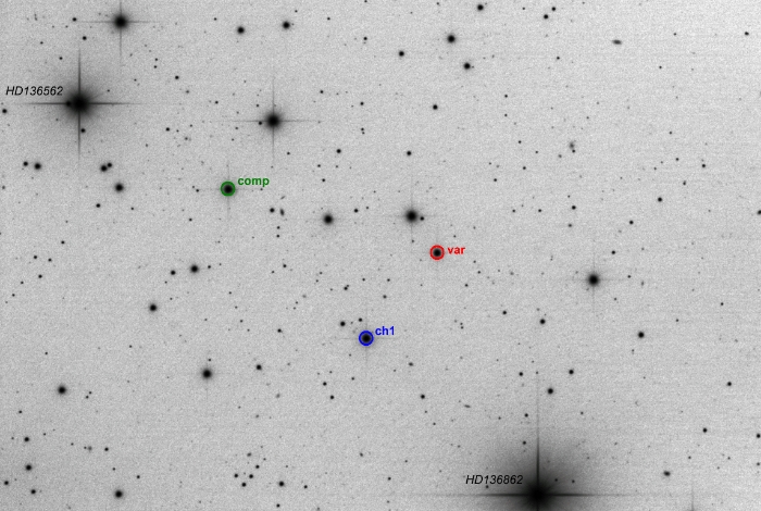 チャート - PS Boo, JD 2460114.36014