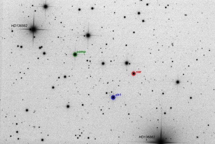 チャート - PS Boo, JD 2460124.36150