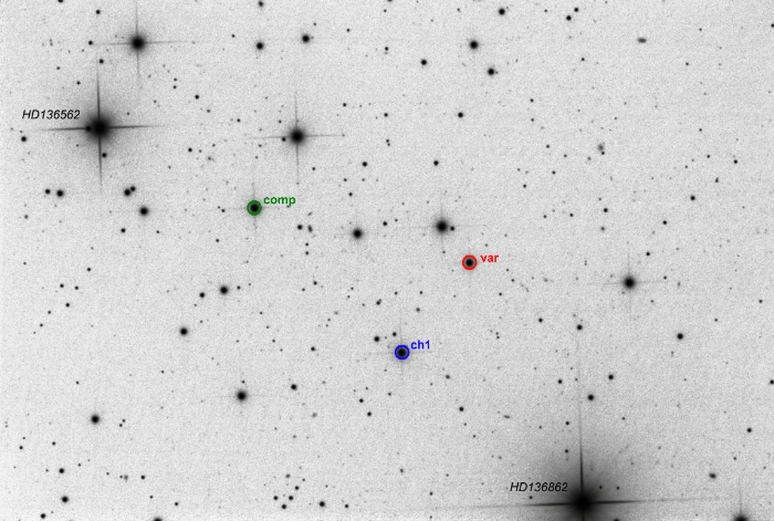 チャート - PS Boo, JD 2460134.39248