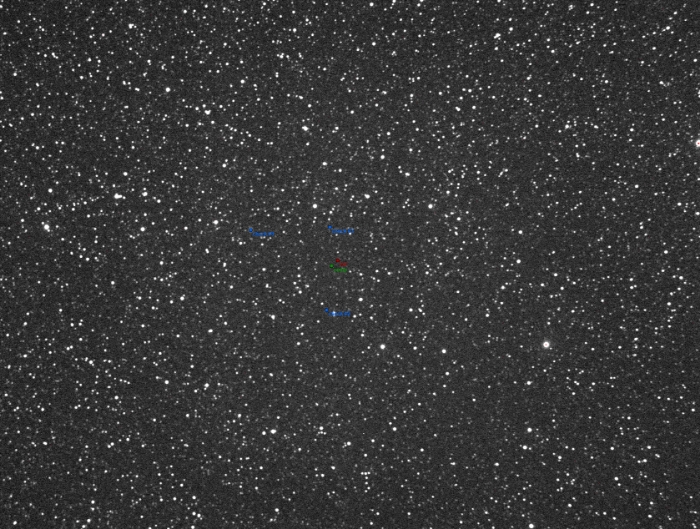 チャート - V0456 Oph, JD 2460176.32751