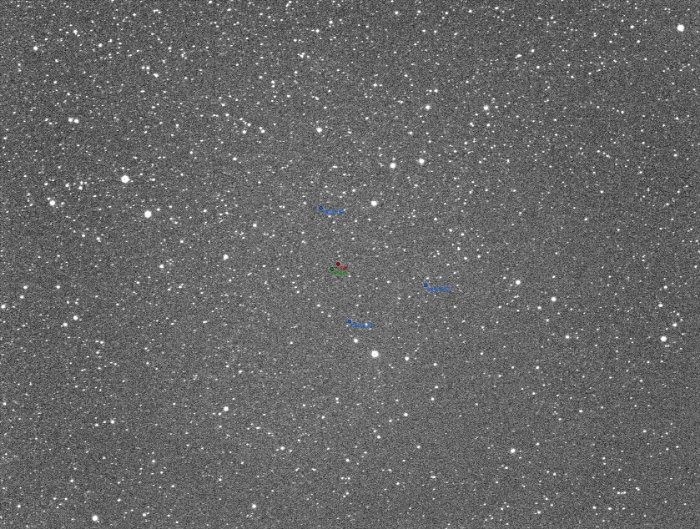 チャート - V0456 Oph, JD 2460205.25305