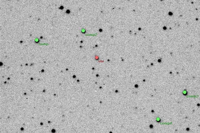 チャート - GJ 1214, JD 2455290.49931