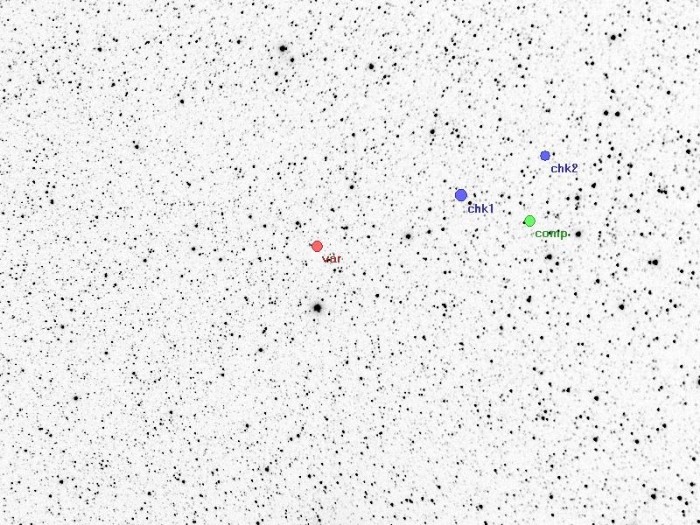 チャート - CzeV182, JD 2455376.34557