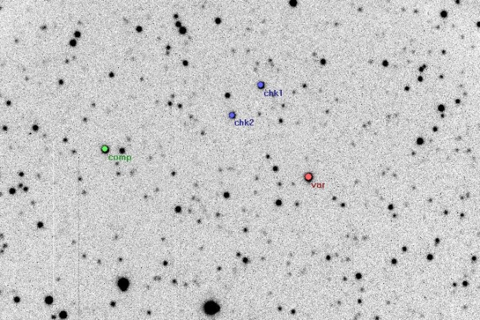 チャート - DG Lac, JD 2455473.38465