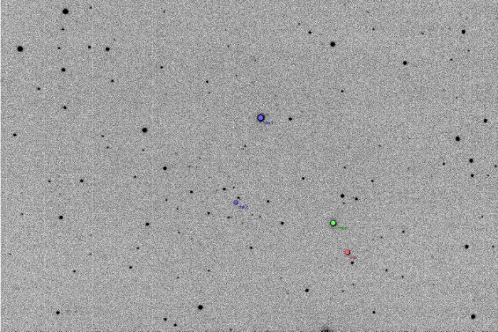 チャート - EQ Tau, JD 2455554.18413