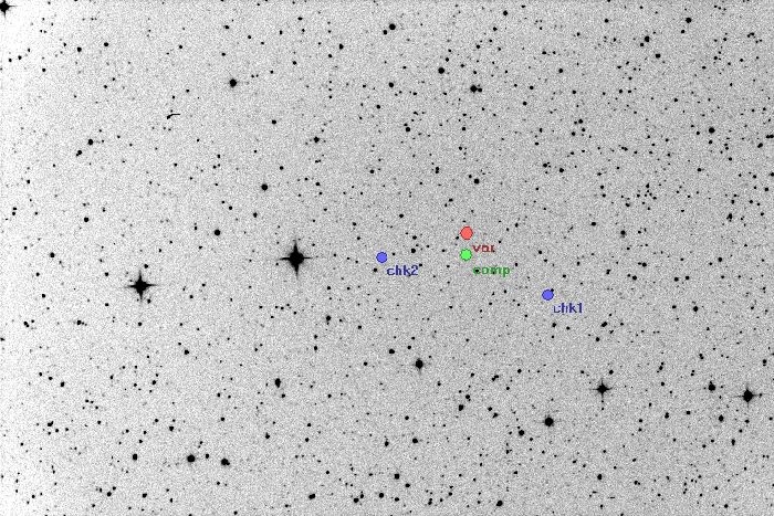 チャート - V1137 Cas, JD 2454763.21316