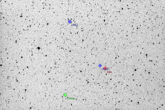 チャート - WX Cep, JD 2455192.16431