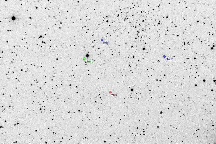 チャート - V0498 Mon, JD 2455600.27686