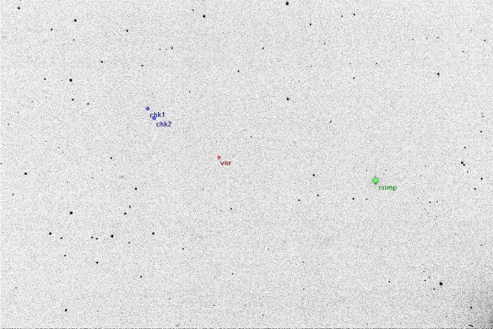 チャート - BG Leo, JD 2455601.38509