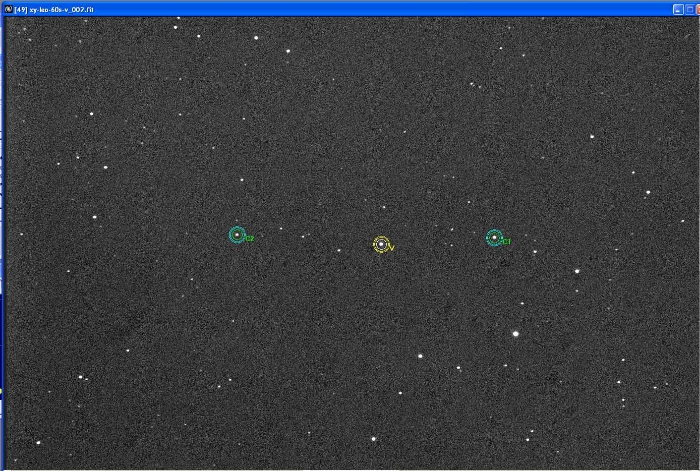 チャート - XY Leo, JD 2456377.48857