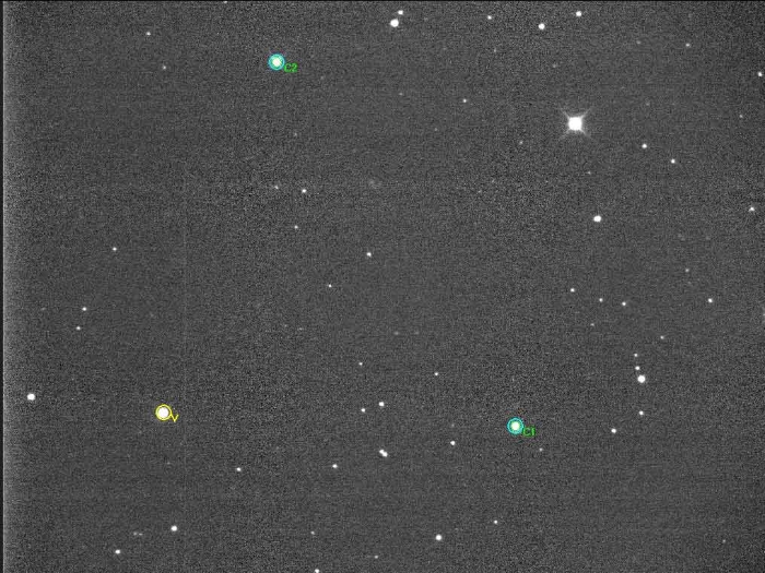 チャート - XY Leo, JD 2456353.34134