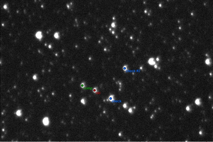 チャート - PY Lyr, JD 2456457.49731