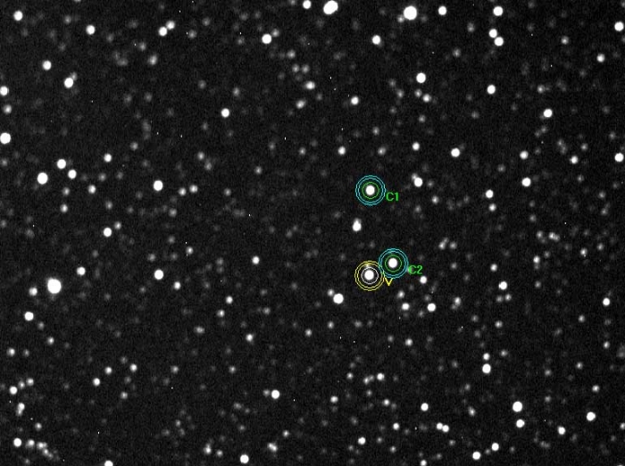 チャート - V0887 Per, JD 2456986.28020