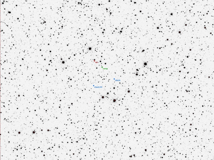 チャート - CzeV758, JD 2457214.35308