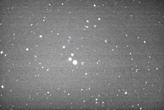 チャート - HX UMa, JD 2457465.43317