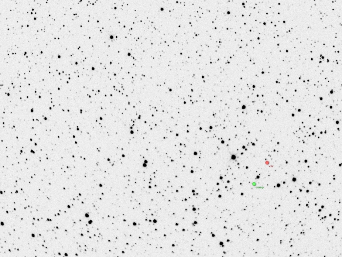 チャート - Gaia DR3 3160221405795665664, JD 2455622.25532