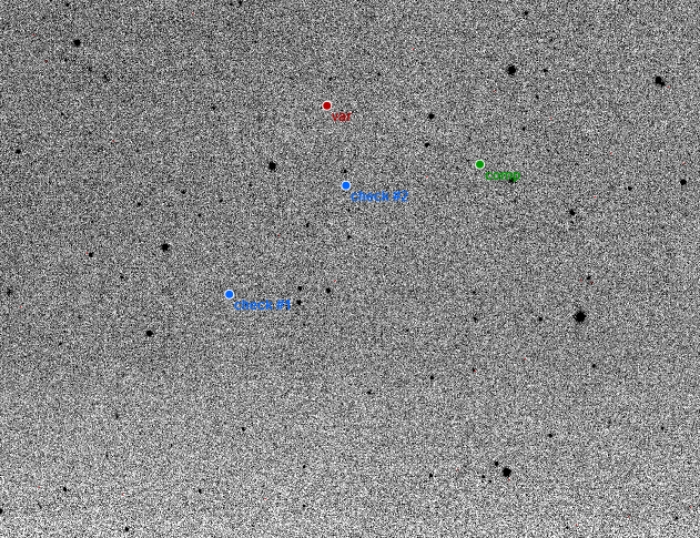 チャート - CE Leo, JD 2457772.54997