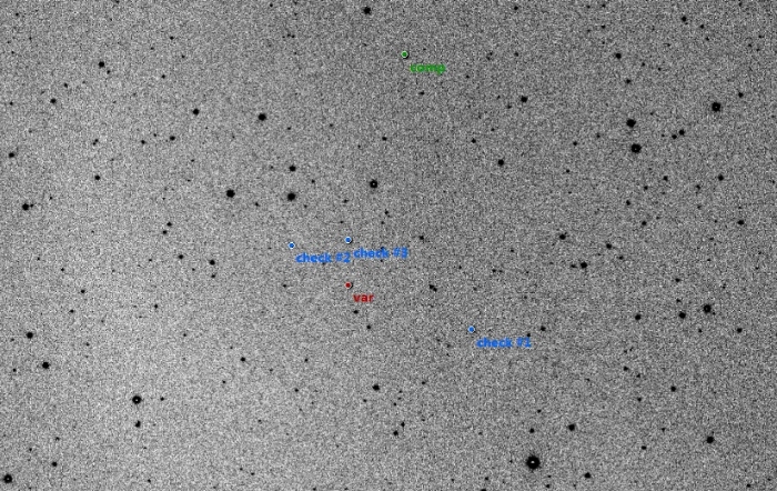 チャート - V0473 Cam, JD 2457744.50149