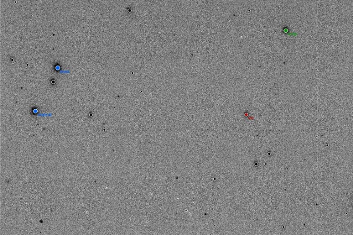 チャート - DR CVn, JD 2457844.28719