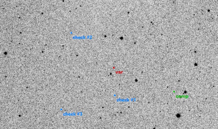 チャート - OT UMa, JD 2457799.42457