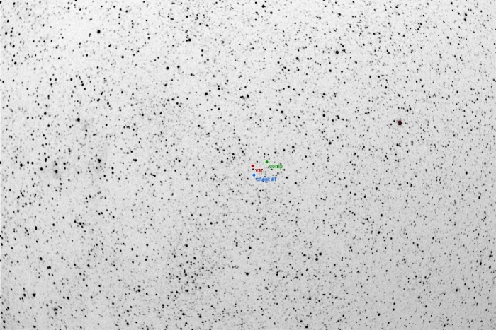 チャート - V0397 Cep, JD 2458044.20722