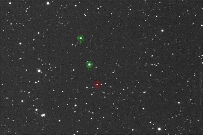 チャート - V0416 Gem, JD 2458180.37488