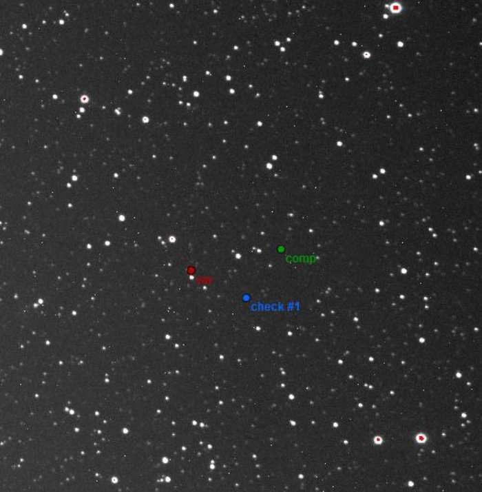 チャート - ASAS J103737-3709.5, JD 2458263.49677