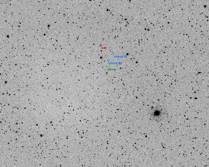 チャート - V0651 Cas, JD 2458377.53243
