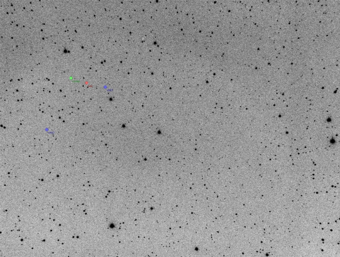 チャート - ASAS J031325+2505.0, JD 2458822.21551