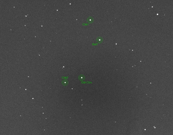 チャート - GM CVn, JD 2458948.53277