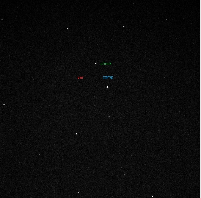 チャート - EH CVn, JD 2459342.32602