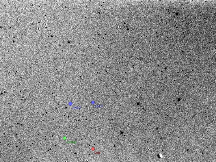 チャート - ASAS J031325+2505.0, JD 2459483.38453