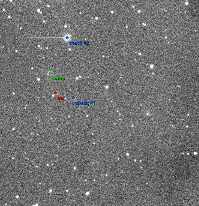 チャート - V1848 Ori, JD 2459514.59767