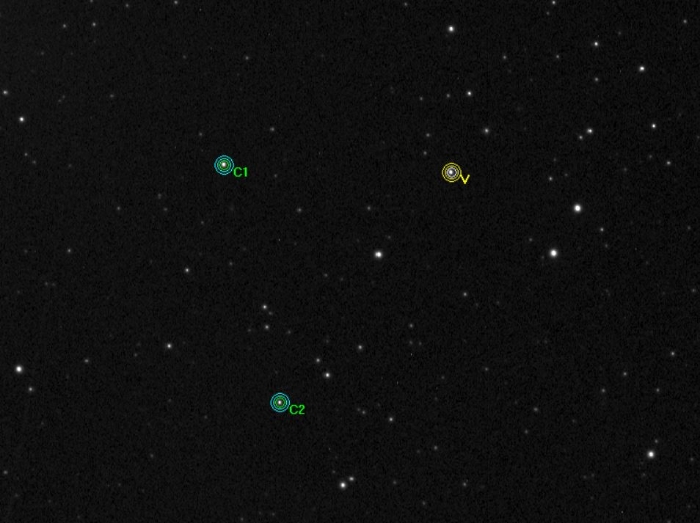 チャート - MO Lyn, JD 2458125.22205