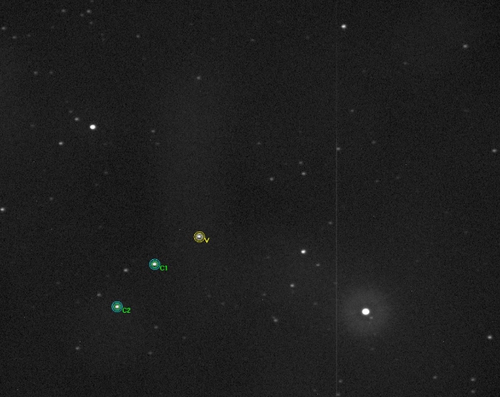 チャート - FO Lyn, JD 2458541.28516