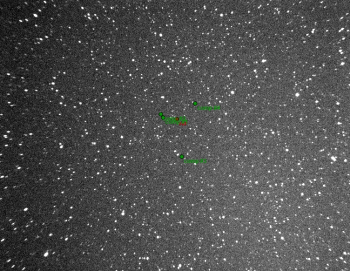 チャート - IR Cas, JD 2459612.25551