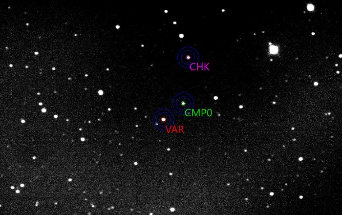 チャート - QW Boo, JD 2460042.33317