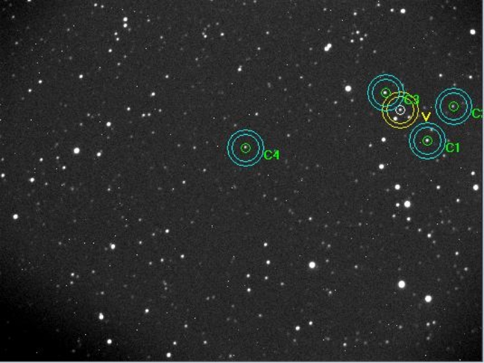 チャート - CoRoT-1, JD 2455147.71800