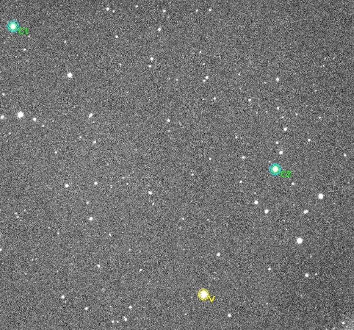 チャート - WASP-14, JD 2455318.33385