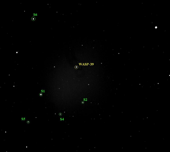 チャート - WASP-39, JD 2455671.36908