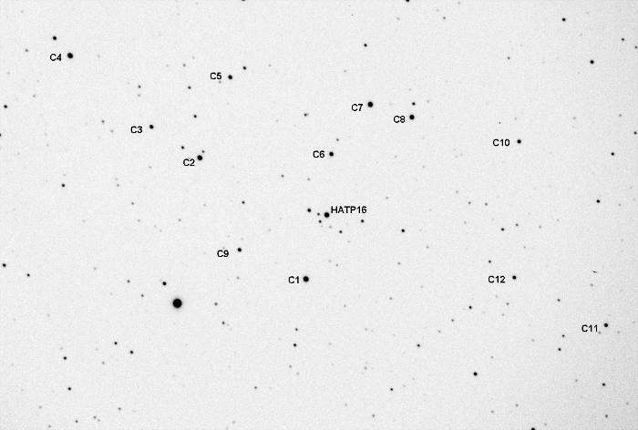 チャート - HAT-P-16, JD 2455829.75241