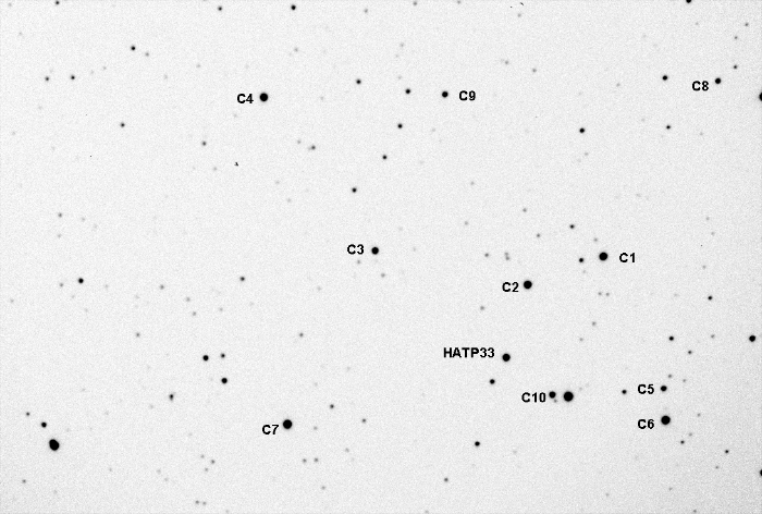 チャート - HAT-P-33, JD 2455857.82845