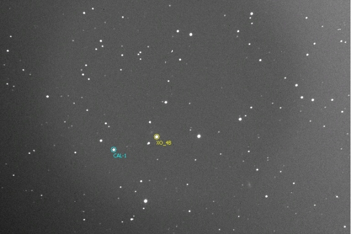 チャート - XO-4, JD 2455987.29293