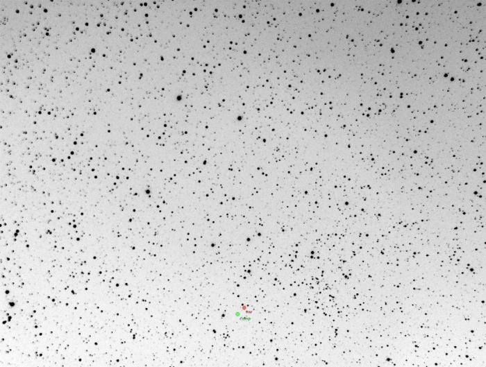 チャート - CoRoT-1, JD 2455988.25017