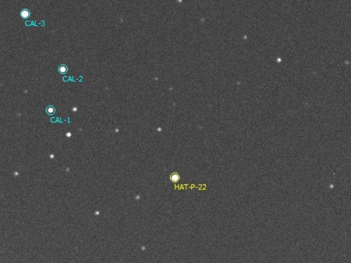 チャート - HAT-P-22, JD 2456009.30290